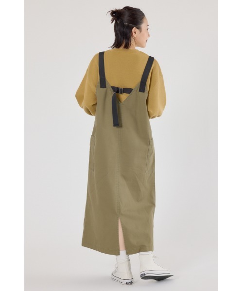 RODEO CROWNS WIDE BOWL（ロデオクラウンズワイドボウル）の「フロントジップジャンパースカート（ジャンパースカート・レディース・ブラック/ブルー/カーキ・FREE）」の11枚目の写真