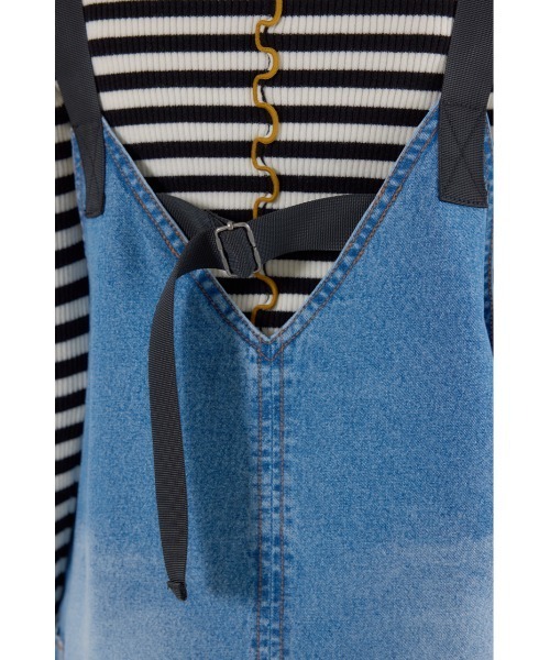 RODEO CROWNS WIDE BOWL（ロデオクラウンズワイドボウル）の「フロントジップジャンパースカート（ジャンパースカート・レディース・ブラック/ブルー/カーキ・FREE）」の22枚目の写真