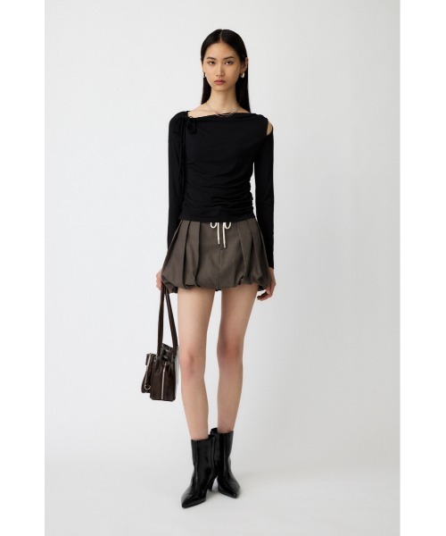MOUSSY(マウジー)の「WIDE OPEN SHORT ブーツ(ブーツ・レディース・ブラック/ベージュ・SMALL/MEDIUM/LARGE)」の22枚目の写真