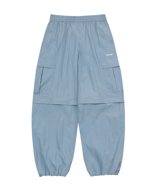 F.ILLUMINATE（フィルミネイト）の「コンバーチブルカーゴパンツ-ブルー（スウェットパンツ・レディース・その他・SMALL/MEDIUM/LARGE）」の2枚目の写真