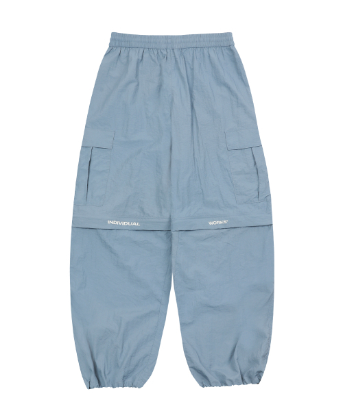 F.ILLUMINATE（フィルミネイト）の「コンバーチブルカーゴパンツ-ブルー（スウェットパンツ・レディース・その他・SMALL/MEDIUM/LARGE）」の3枚目の写真