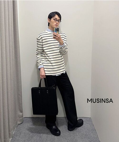 MUSINSA STANDARD（ムシンサスタンダード）の「ラウンドローファースニーカー[ブラック]（ローファー・レディース・その他・23cm/23.5cm/24cm/24.5cm/25cm/25.5cm/26cm/26.5cm/27cm/27.5cm/28cm/28.5cm/29cm）」の10枚目の写真