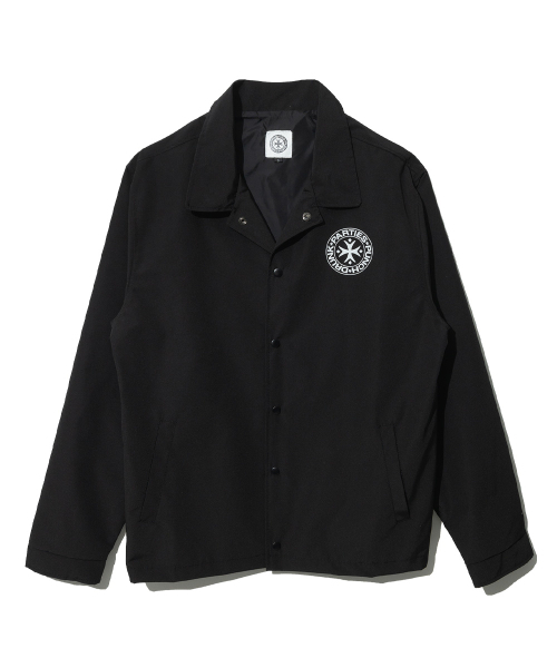 Circle Logo Coach Jacket (BLACK)