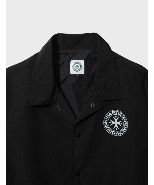 PUNCH DRUNK PARTIES(パンチドランクパーティーズ)の「Circle Logo Coach Jacket (BLACK)(ナイロンジャケット・レディース・その他・3/1/2)」の3枚目の写真