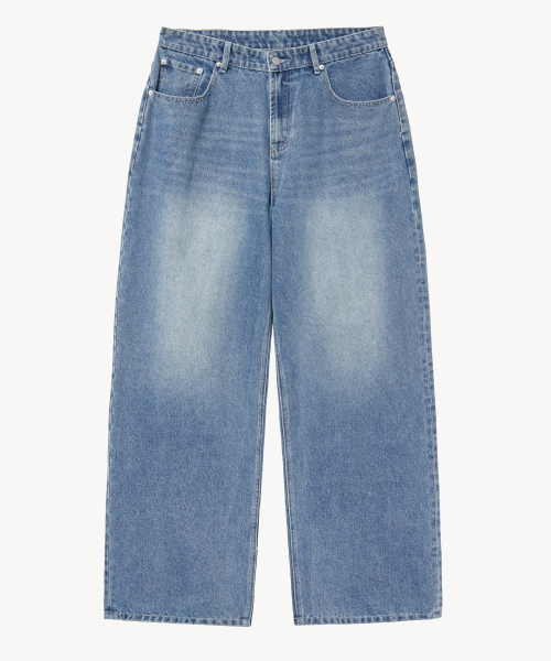 VTWO(ブイツー)の「バルーンフィットカーブドワイドデニムパンツ (BLUE)(デニムパンツ・レディース・その他・SMALL/MEDIUM/LARGE)」の6枚目の写真