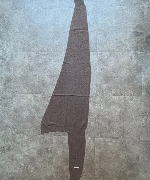 DouDou（ドゥドゥ）の「ウールマルチWAYストール（ストール/ショール・レディース・オフホワイト/チャコールグレー/ブラウン・FREE）」の14枚目の写真