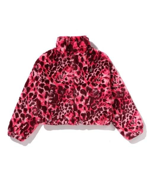 その他 APOLLO GAL LEOPARD ver WILD LEOPARD PATTERN ONE POINT LONG FUR JACKET（ブルゾン）｜A