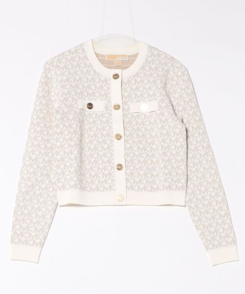 MK DOT ロゴ ジャカード クロップ ジャケット