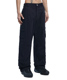 NOMANUAL（NOMANUAL）の「UTILITY CARGO PANTS - WASHED BLACK（その他パンツ）」