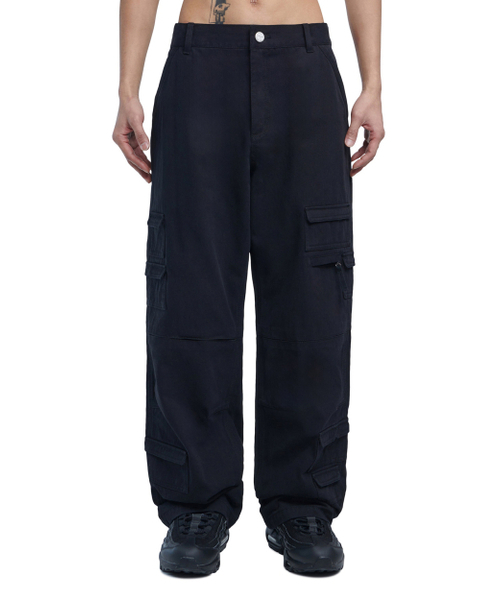 NOMANUAL(NOMANUAL)の「UTILITY CARGO PANTS - WASHED BLACK(その他パンツ・レディース・その他・LARGE/MEDIUM/SMALL)」の2枚目の写真