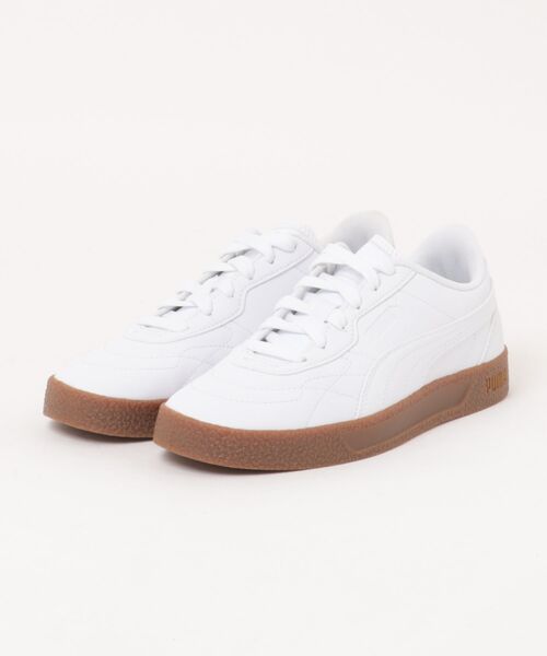 PUMA(プーマ)の「PUMA プーマ CLUB ZONE クラブゾーン 401690 ABC-MART限定 *06WH/WH(スニーカー・メンズ・ホワイト・22.5cm/23.0cm/23.5cm/24.0cm/24.5cm/25.0cm/25.5cm/26.0cm/26.5cm/27.0cm/27.5cm/28.0cm/29.0cm)」の1枚目の写真