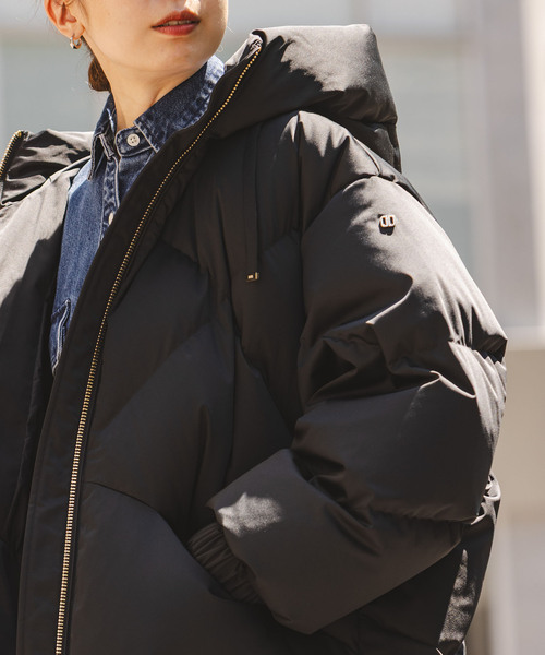DUNO（デュノ）の「《追加2・NOBLE別注》DUNO/デュノ PEGGIE(ペギー)（ダウンジャケット/コート・レディース・ブラック/ブラウン・SMALL/MEDIUM）」の12枚目の写真