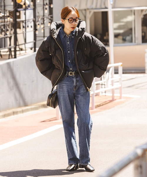 DUNO（デュノ）の「《追加2・NOBLE別注》DUNO/デュノ PEGGIE(ペギー)（ダウンジャケット/コート・レディース・ブラック/ブラウン・SMALL/MEDIUM）」の18枚目の写真