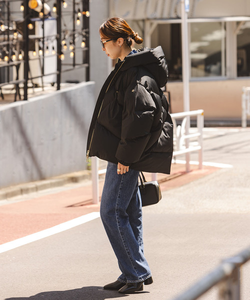 DUNO（デュノ）の「《追加2・NOBLE別注》DUNO/デュノ PEGGIE(ペギー)（ダウンジャケット/コート・レディース・ブラック/ブラウン・SMALL/MEDIUM）」の19枚目の写真