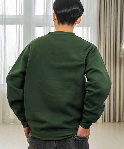 L'atelier(ラトリエ)の「プリント 裏起毛 スウェット 長袖 トレーナー(スウェット・メンズ・ホワイト系その他4/ブラック系その他4/グリーン系その他4/ネイビー系4/ホワイト系その他3/ブラウン系その他3/グレー系その他2/ピンク系その他2/エメラルド/ブラック系その他2/ネイビー系3/ブラック系その他3・LL/M/L)」の21枚目の写真