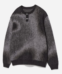 HARE | グラデヘンリーネックニット(HARE)(ニット/セーター)