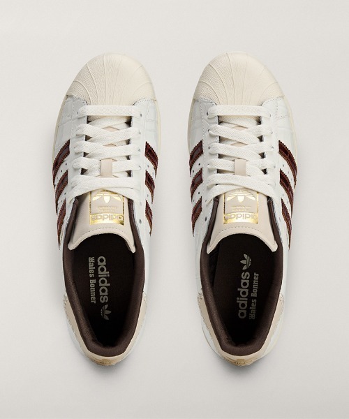 WALES BONNER（ウェールズ ボナー）の「adidas×WALES BONNER/アディダス×ウェールズボナー/WB SUPERSTAR（スニーカー・メンズ・ホワイト・26.5cm/27.0cm）」の3枚目の写真