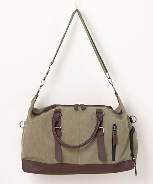 Port（ポート）の「【 Port / ポート 】 キャンバス ビッグ ショルダーボストンバッグ #_（ボストンバッグ・レディース・ホワイト/ブラック/カーキ・FREE）」の11枚目の写真