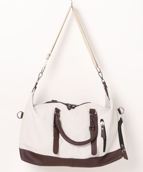 Port（ポート）の「【 Port / ポート 】 キャンバス ビッグ ショルダーボストンバッグ #_（ボストンバッグ・レディース・ホワイト/ブラック/カーキ・FREE）」の13枚目の写真