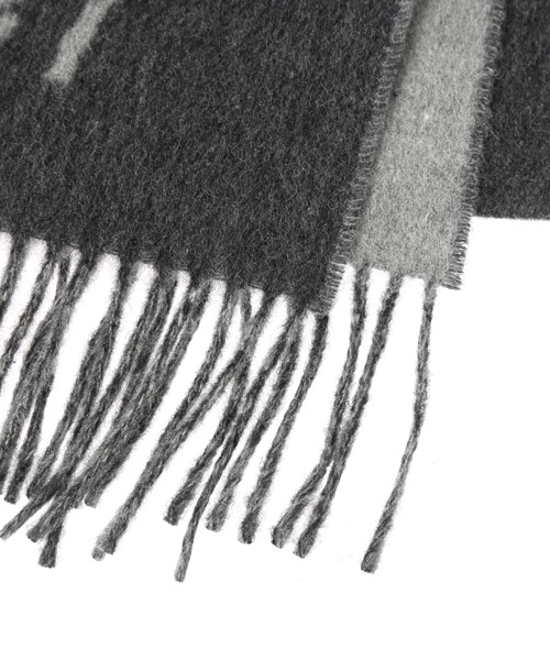 POLO RALPH LAUREN（ポロ ラルフ ローレン）の「Big Pony ウールブレンド スカーフ（マフラー・メンズ・レッド系4/ブラック系その他/ネイビー/グレー系1・ONE SIZE）」の6枚目の写真