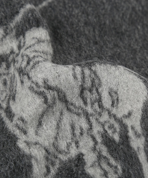 POLO RALPH LAUREN（ポロ ラルフ ローレン）の「Big Pony ウールブレンド スカーフ（マフラー・メンズ・レッド系4/ブラック系その他/ネイビー/グレー系1・ONE SIZE）」の7枚目の写真