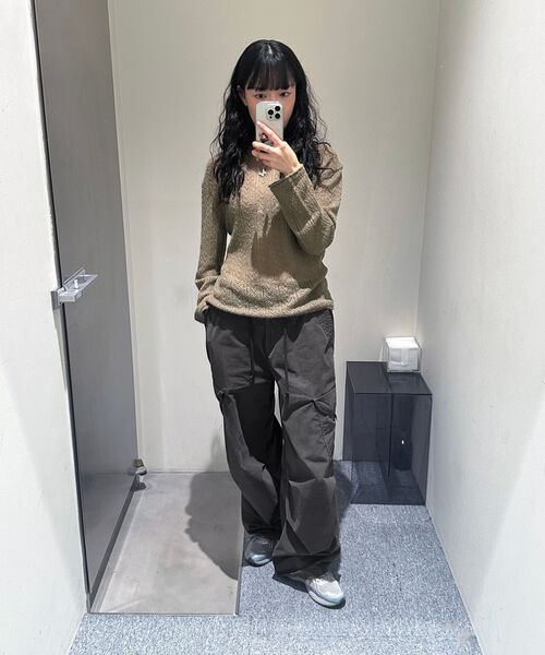 INSILENCE WOMEN(インサイレンスウーマン)の「ラスティックウールニット ブラウン(ニット/セーター・レディース・その他・SMALL)」の9枚目の写真