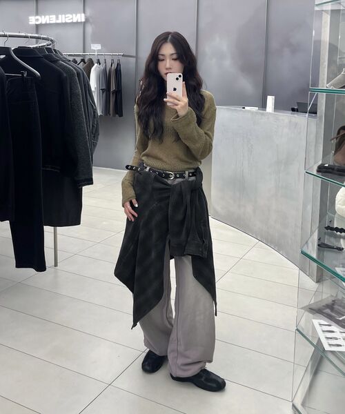 INSILENCE WOMEN(インサイレンスウーマン)の「ラスティックウールニット ブラウン(ニット/セーター・レディース・その他・SMALL)」の13枚目の写真