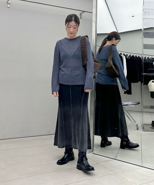 INSILENCE WOMEN(インサイレンスウーマン)の「ラスティックウールニット ブラウン(ニット/セーター・レディース・その他・SMALL)」の17枚目の写真