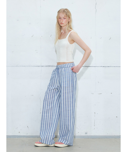 ETMON(エトモン)の「Ribbed Sleeveless Knit Top, Ivory(Tシャツ/カットソー・レディース・その他・FREE)」の5枚目の写真