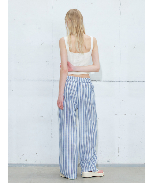 ETMON(エトモン)の「Ribbed Sleeveless Knit Top, Ivory(Tシャツ/カットソー・レディース・その他・FREE)」の6枚目の写真