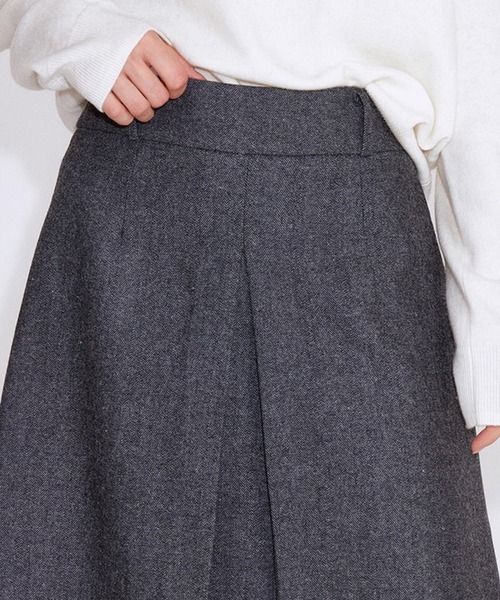 Fano Studios(ファノ ストゥディオズ)の「フロントタック Aラインスカート FD25B021【Fano Studios】【2025AW】(スカート・レディース・グレー・S/M/L)」の9枚目の写真