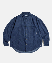 ESPIONAGE | Denim Comfy Shirt Mid Indigo(シャツ/ブラウス)