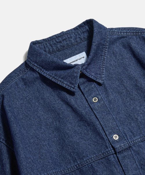 ESPIONAGE（エスピオナジ）の「Denim Comfy Shirt Mid Indigo（シャツ/ブラウス・メンズ・その他・MEDIUM/LARGE/X-LARGE）」の4枚目の写真