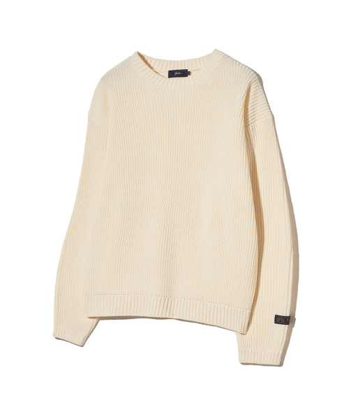 YALE(イェール)の「コージーラウンドニット_アイボリー(ニット/セーター・レディース・その他・SMALL/MEDIUM/LARGE/X-LARGE/X-SMALL/XX-LARGE)」の2枚目の写真