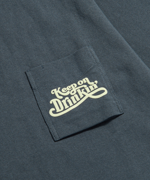 ESPIONAGE（エスピオナジ）の「Drinkin Heavyweight L/S Tee Slate（Tシャツ/カットソー・レディース・その他・MEDIUM/LARGE/X-LARGE）」の5枚目の写真