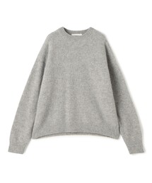 ベビーアルパカボイルド クルーネックプルオーバー
