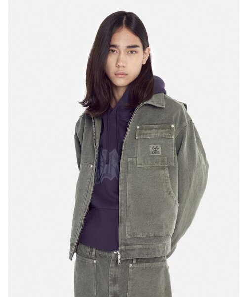 LORES(ロアス)の「Pigment Dyed Work Pants - Slate(デニムパンツ・レディース・その他・MEDIUM/LARGE)」の18枚目の写真