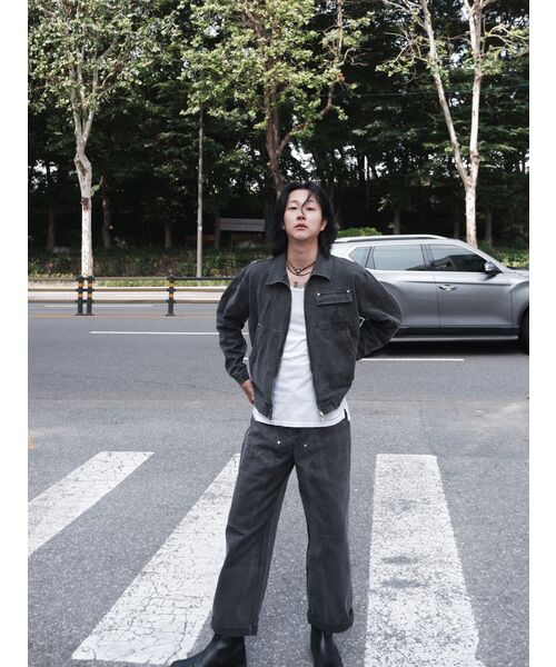 LORES(ロアス)の「Pigment Dyed Work Pants - Slate(デニムパンツ・レディース・その他・MEDIUM/LARGE)」の10枚目の写真