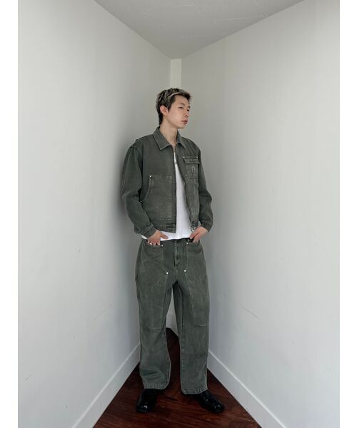 LORES(ロアス)の「Pigment Dyed Work Pants - Slate(デニムパンツ・レディース・その他・MEDIUM/LARGE)」の2枚目の写真