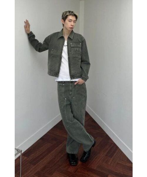 LORES(ロアス)の「Pigment Dyed Work Pants - Slate(デニムパンツ・レディース・その他・MEDIUM/LARGE)」の3枚目の写真