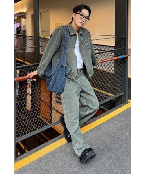 LORES(ロアス)の「Pigment Dyed Work Pants - Slate(デニムパンツ・レディース・その他・MEDIUM/LARGE)」の4枚目の写真