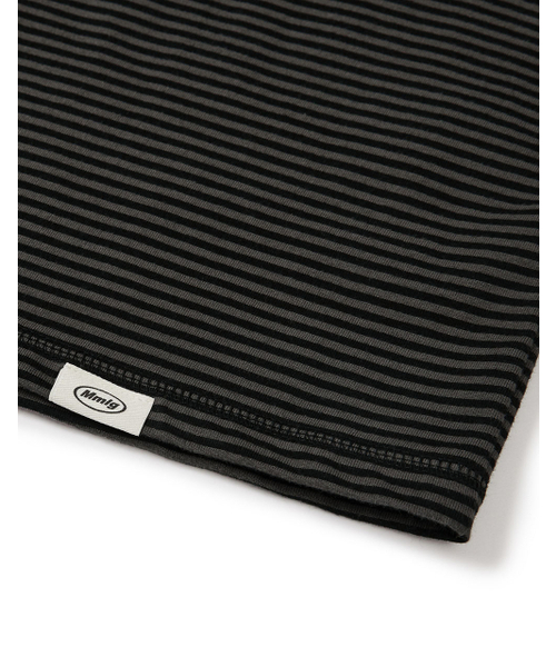 MMLG（エムエムエルジー）の「[Mmlg] STRIPE TURTLENECK LSV-T (BLACK)（Tシャツ/カットソー・レディース・その他・SMALL/MEDIUM/LARGE/X-LARGE）」の5枚目の写真