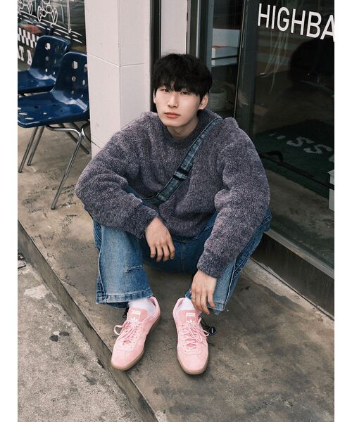 UNGIMMICK(アンジミック)の「BRUSHED PIPED WIDE DENIM PANTS (BLUE)(デニムパンツ・メンズ・その他・SMALL/MEDIUM/LARGE)」の4枚目の写真