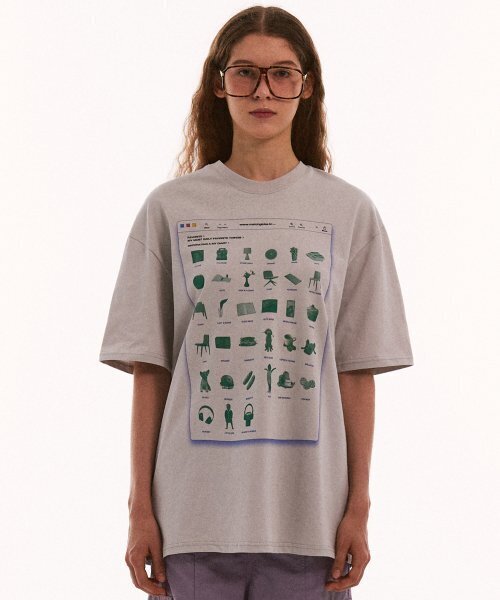 MATCHGLOBE（マッチグローブ）の「フェイバリットフォルダーオーバーサイズTシャツ（ベージュ）（Tシャツ/カットソー・レディース・その他・FREE）」の3枚目の写真
