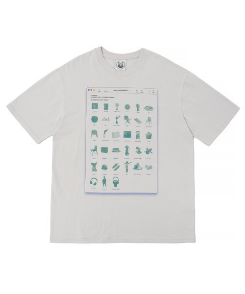 MATCHGLOBE（マッチグローブ）の「フェイバリットフォルダーオーバーサイズTシャツ（ベージュ）（Tシャツ/カットソー・レディース・その他・FREE）」の4枚目の写真