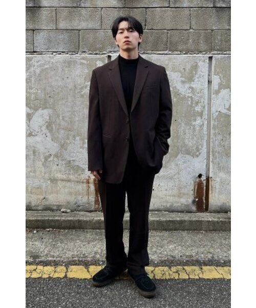 NONBLANK(ノンブランク)の「セミオーバーサイズフィットブレザー_DARK BROWN(テーラードジャケット・メンズ・その他・MEDIUM/LARGE/X-LARGE/XX-LARGE)」の10枚目の写真