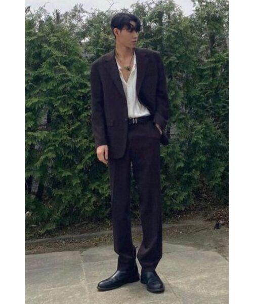 NONBLANK(ノンブランク)の「セミオーバーサイズフィットブレザー_DARK BROWN(テーラードジャケット・メンズ・その他・MEDIUM/LARGE/X-LARGE/XX-LARGE)」の21枚目の写真