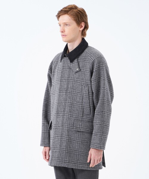MACKINTOSH PHILOSOPHY(マッキントッシュ フィロソフィー)の「ダブルフェイスメルトン TAPTON(タップトン)(ステンカラーコート・メンズ・チャコールグレー・40/38)」の11枚目の写真