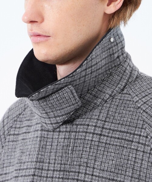 MACKINTOSH PHILOSOPHY(マッキントッシュ フィロソフィー)の「ダブルフェイスメルトン TAPTON(タップトン)(ステンカラーコート・メンズ・チャコールグレー・40/38)」の8枚目の写真