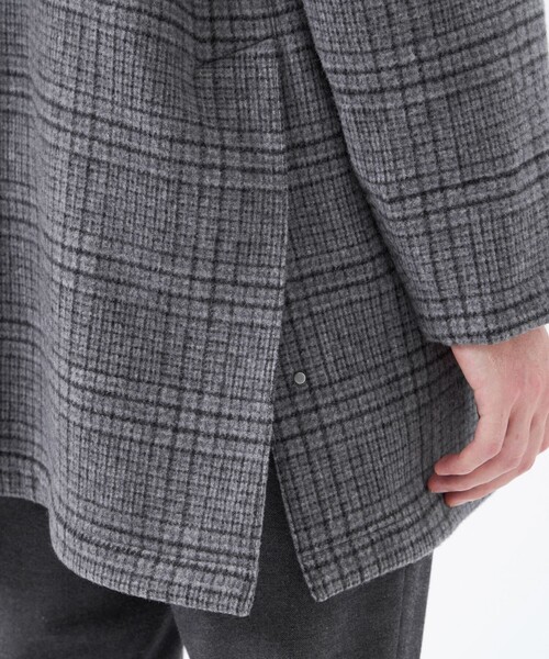 MACKINTOSH PHILOSOPHY(マッキントッシュ フィロソフィー)の「ダブルフェイスメルトン TAPTON(タップトン)(ステンカラーコート・メンズ・チャコールグレー・40/38)」の5枚目の写真